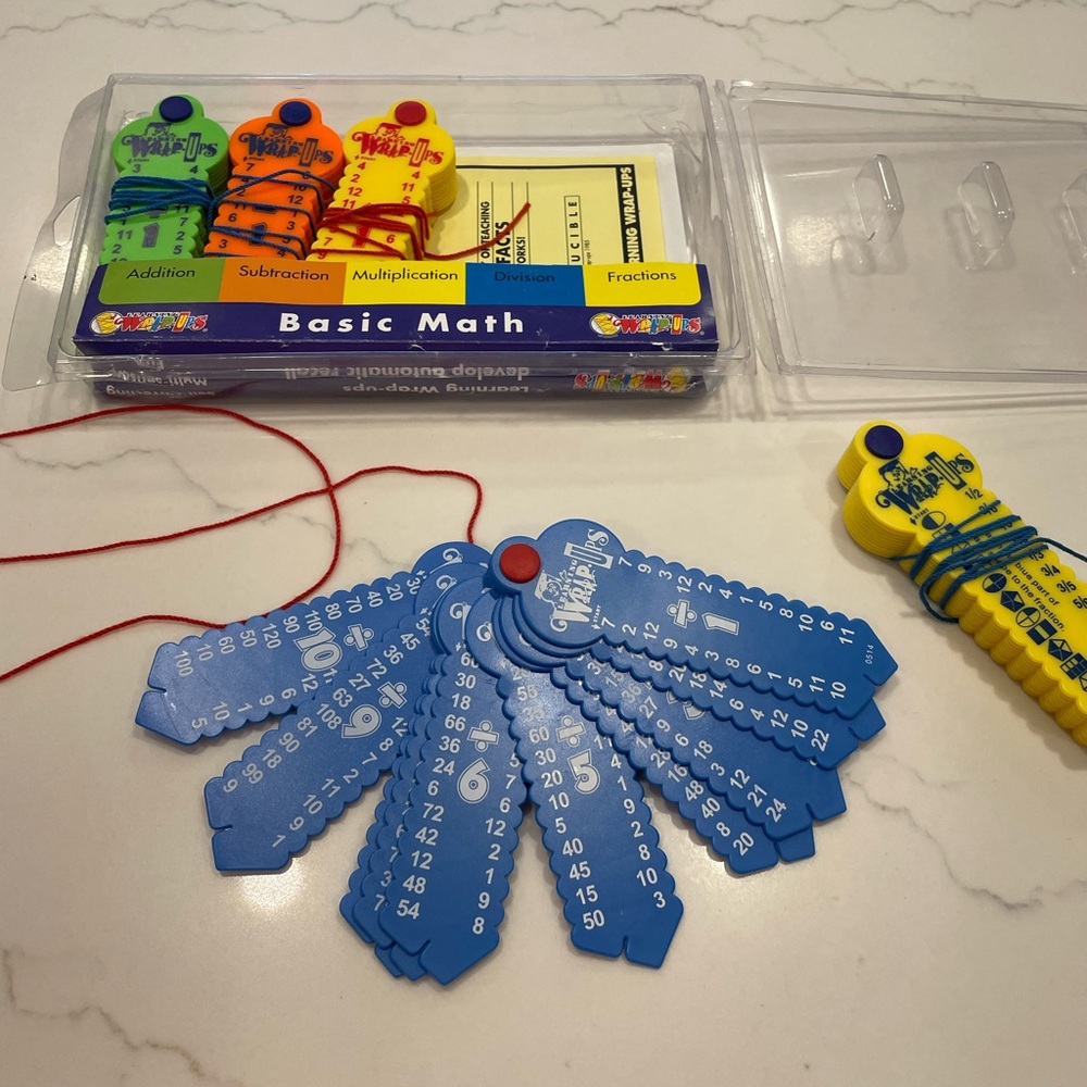 Basic Math Toy Set - Colorful Educational Tools - Picture 2 of 4